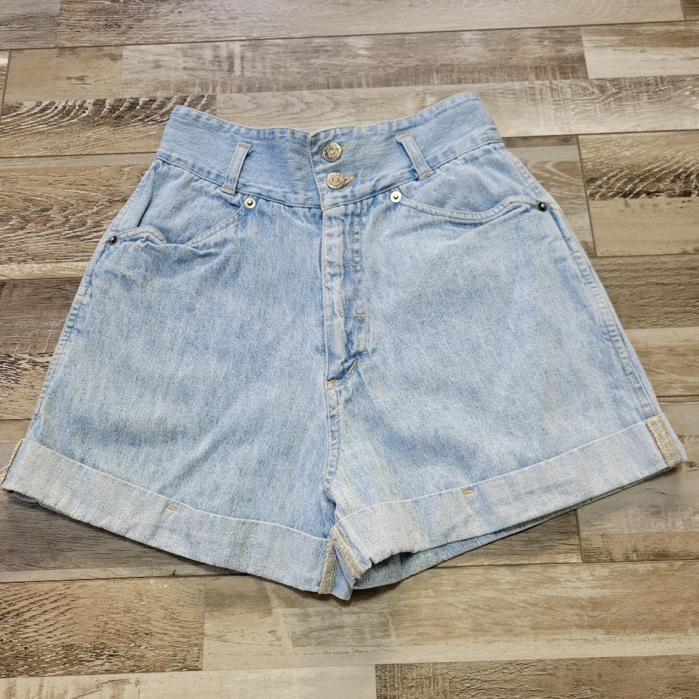 7/8 Denim Republic Rolled Cuff Denim Shorts